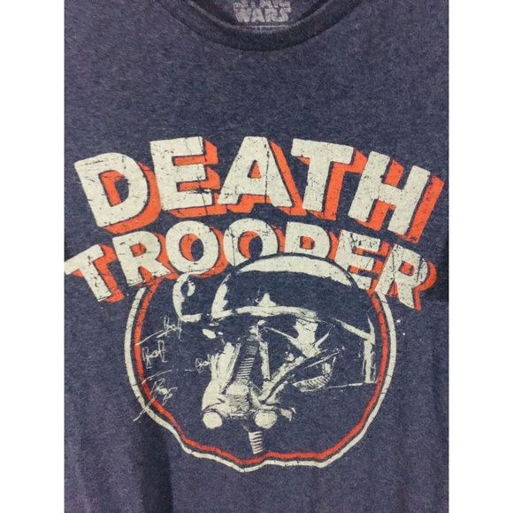 Repro Death Trooper Star Wars Men's T-Shirt Size Medium Drak Gray - Picture 2 of 3